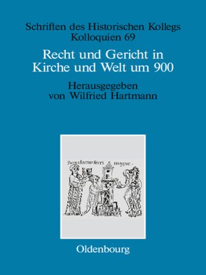 cover image of Recht und Gericht in Kirche und Welt um 900